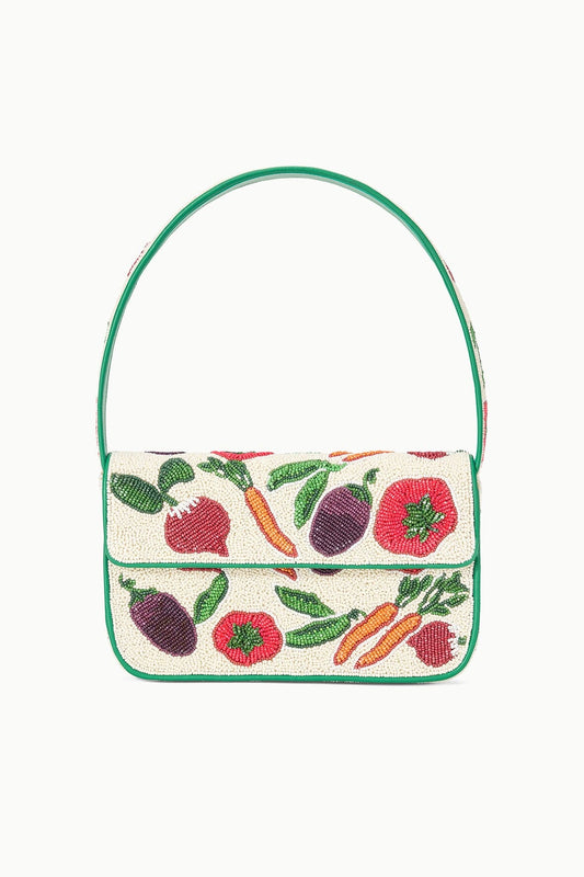 STAUD Tommy Beaded Bag Crudite