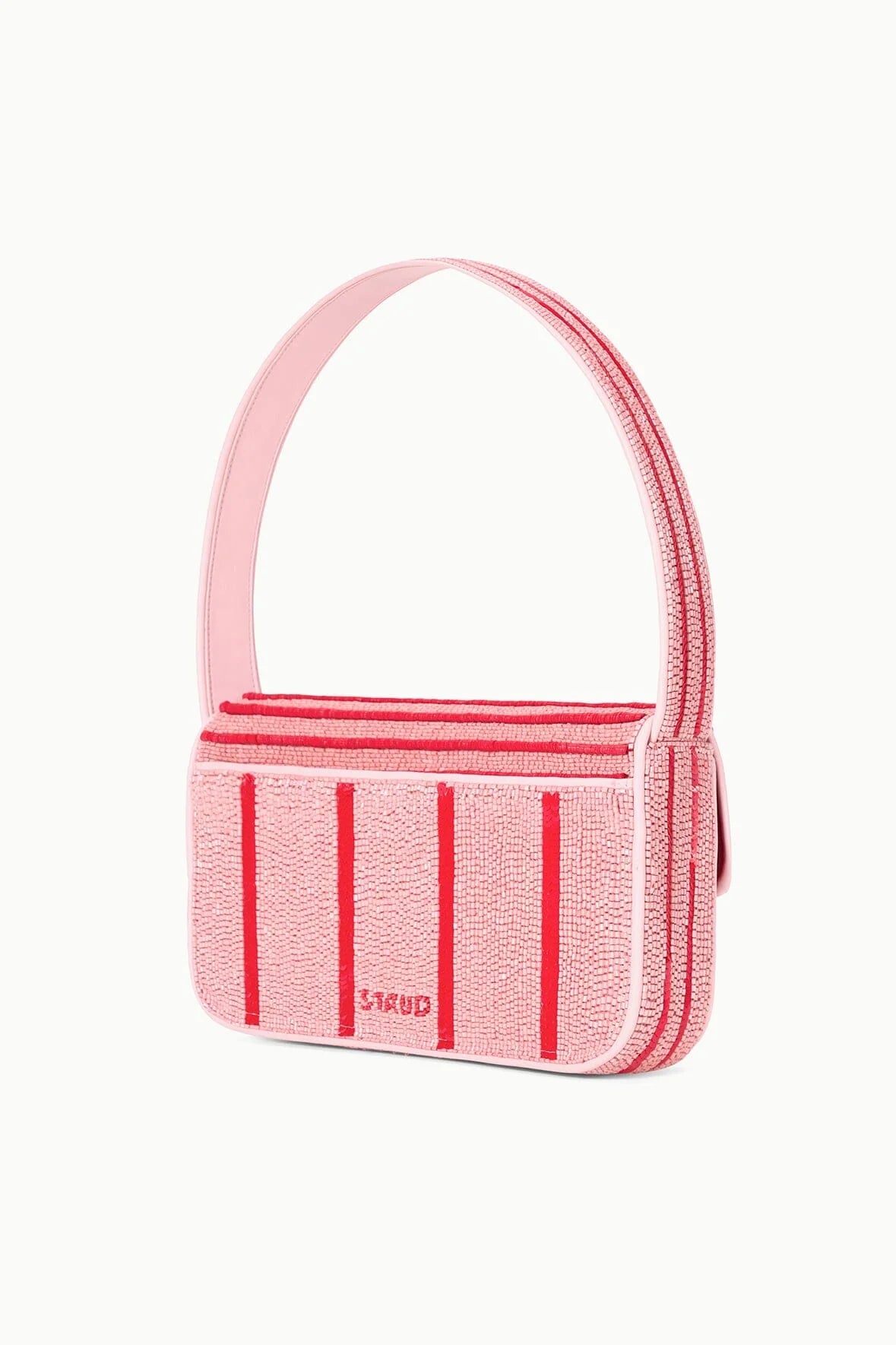 STAUD Tommy Beaded Bag Montauk Stripe
