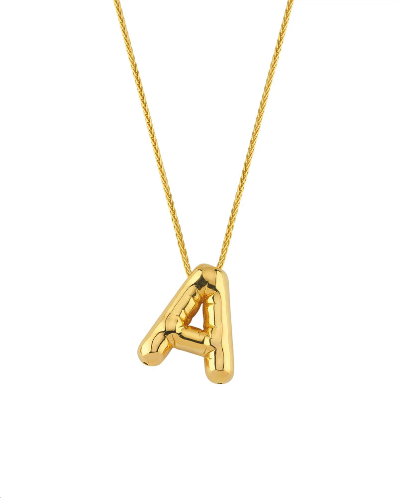 “A” Balloon Letter Necklace