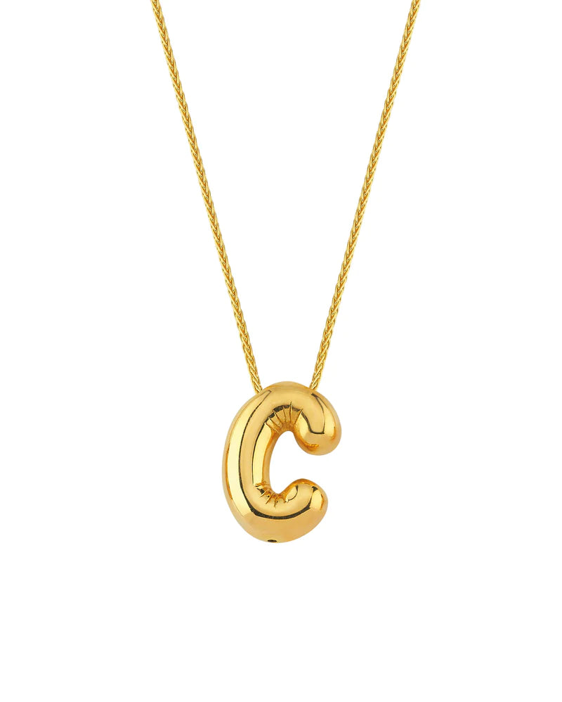 “C” Balloon Letter Necklace