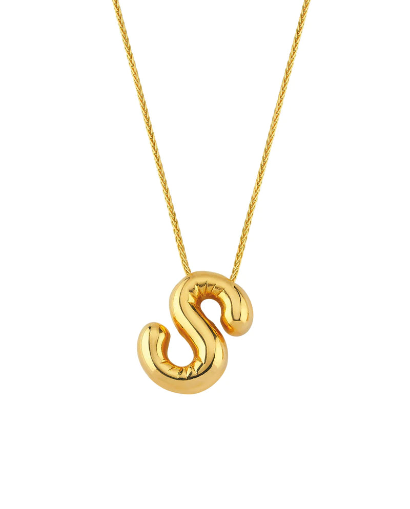 “S” Balloon Letter Necklace