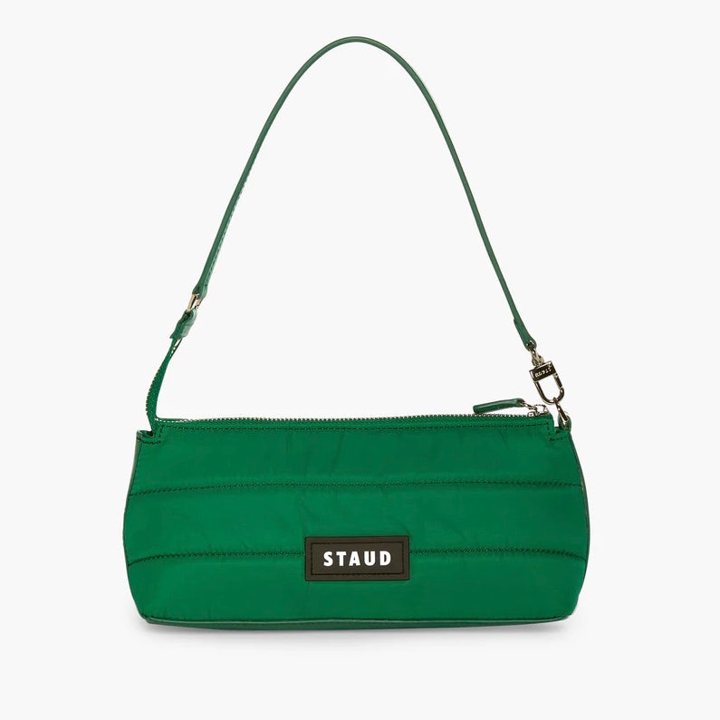 Kaia Nylon Shoulder Bag Green