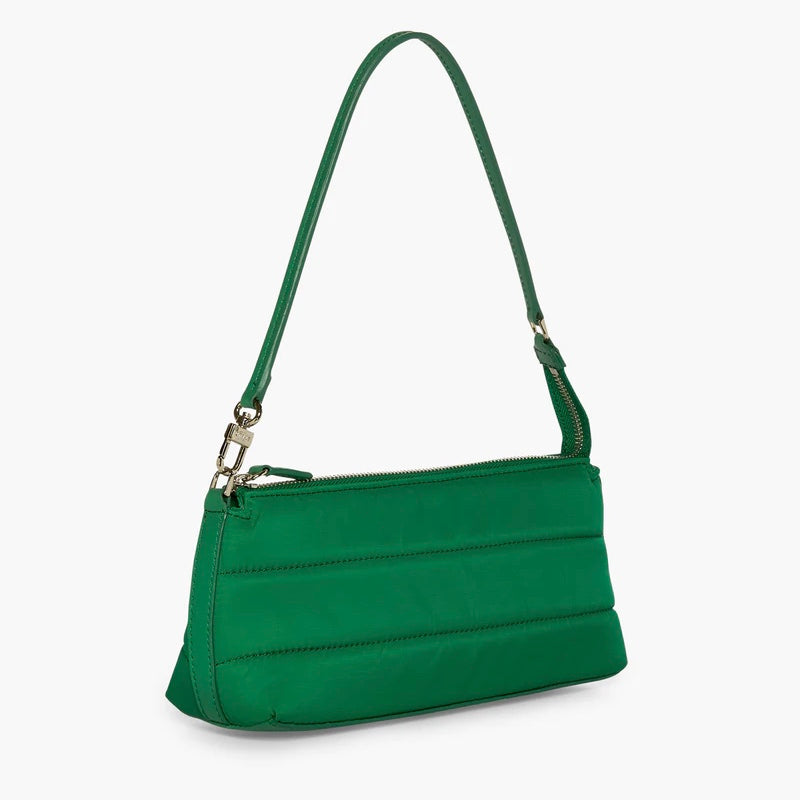 Kaia Nylon Shoulder Bag Green